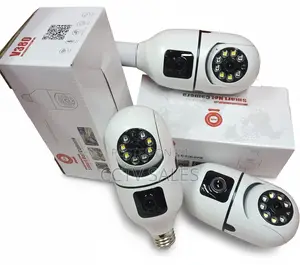 Wifi Smart Camera V380 Pro>.Dual Lens CCTV Bulb Camera