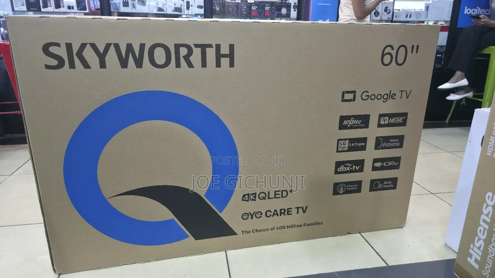 Skyworth 60 Inch Qled Google Tv 60q6500h 2025
