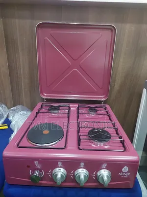 Nunix 3 Gas Burners With 1 Electric Table Top Lt05b
