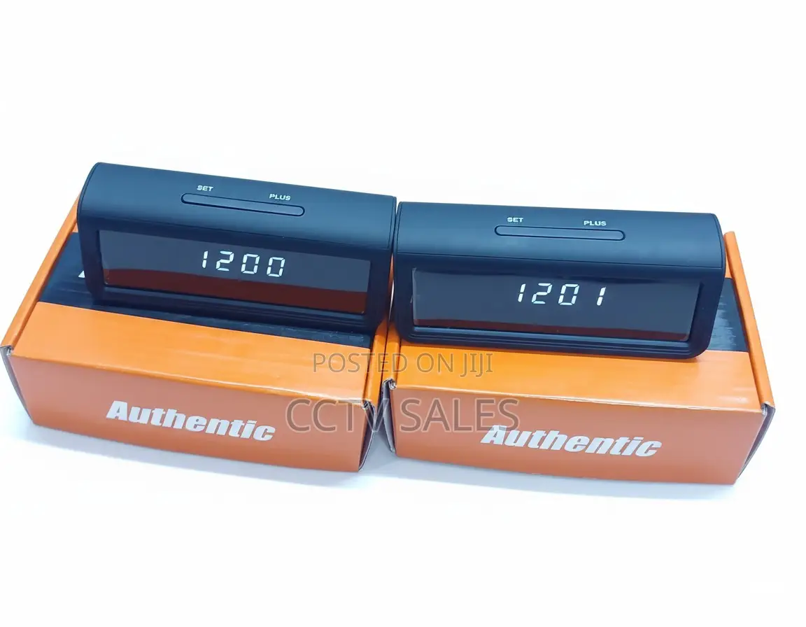Valuable Wireless Table Clock Ir Wifi Camera