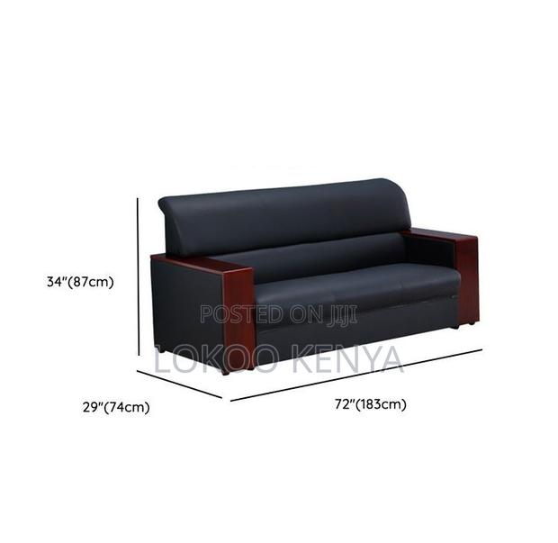 Office Sofas; 5 Seater Executive Imported Modular Waiting Sofas - thumbnail 2