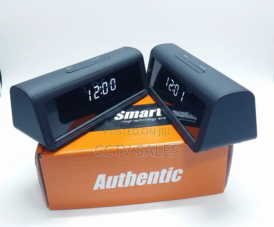 Table Clock Wifi Camera - Supports 24/7 Cyclic Recording Capability