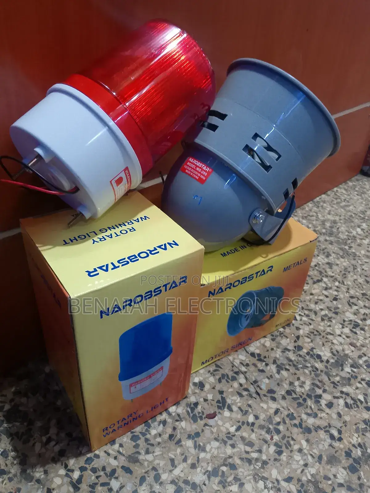 Motor Siren and Warning Light Ms-290