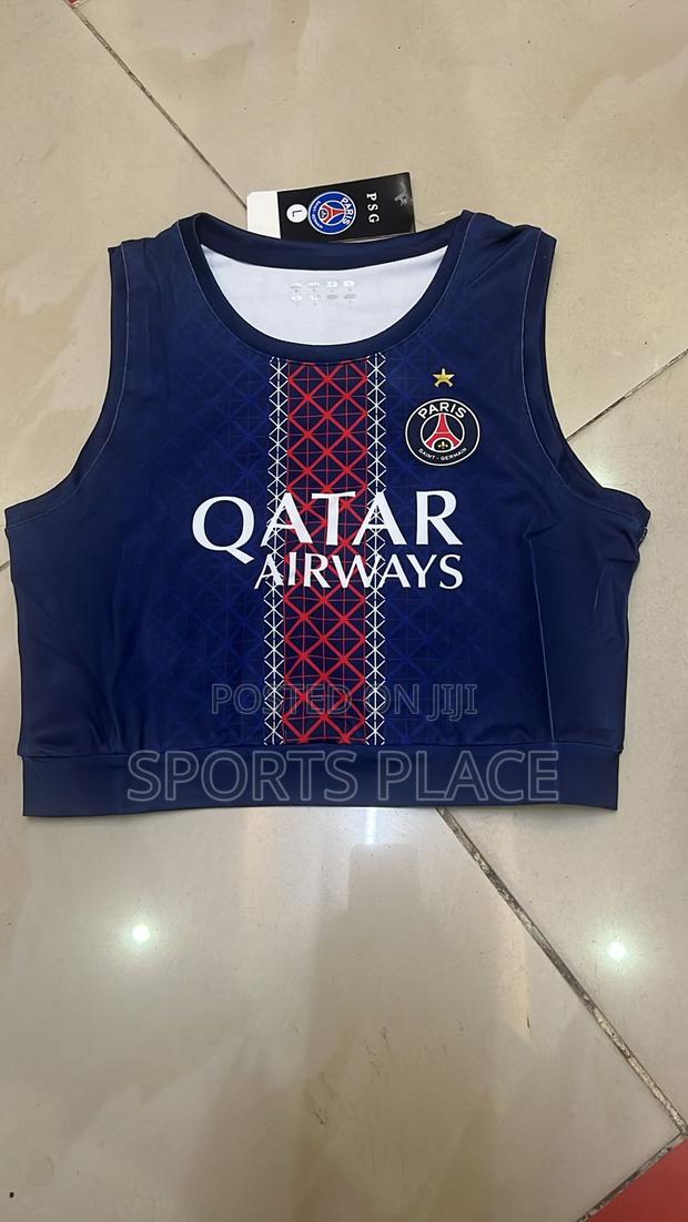PSG Home Kit 25/26 Crop Top Ladies