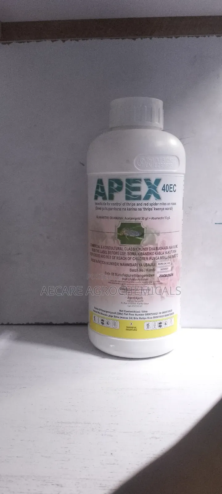 Apex 40ec Insecticide 1litre