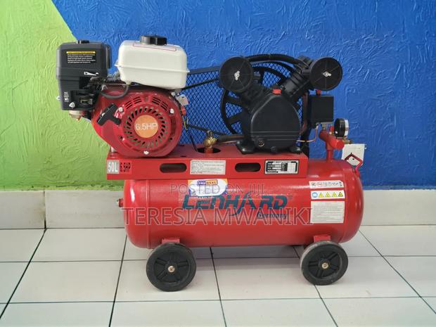 Petrol Air Compressor 50l| Lenhard Germany - main view