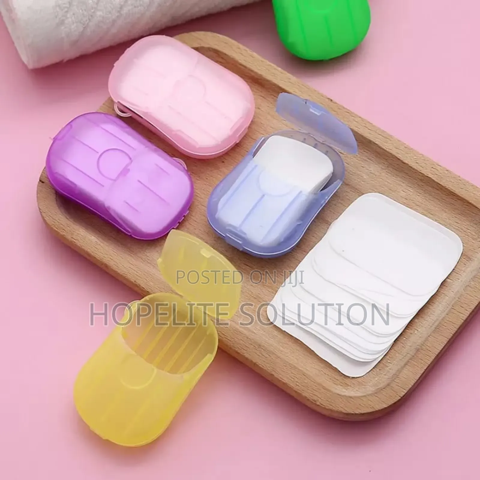 20pcs Disposable Soap Paper Travel Soap