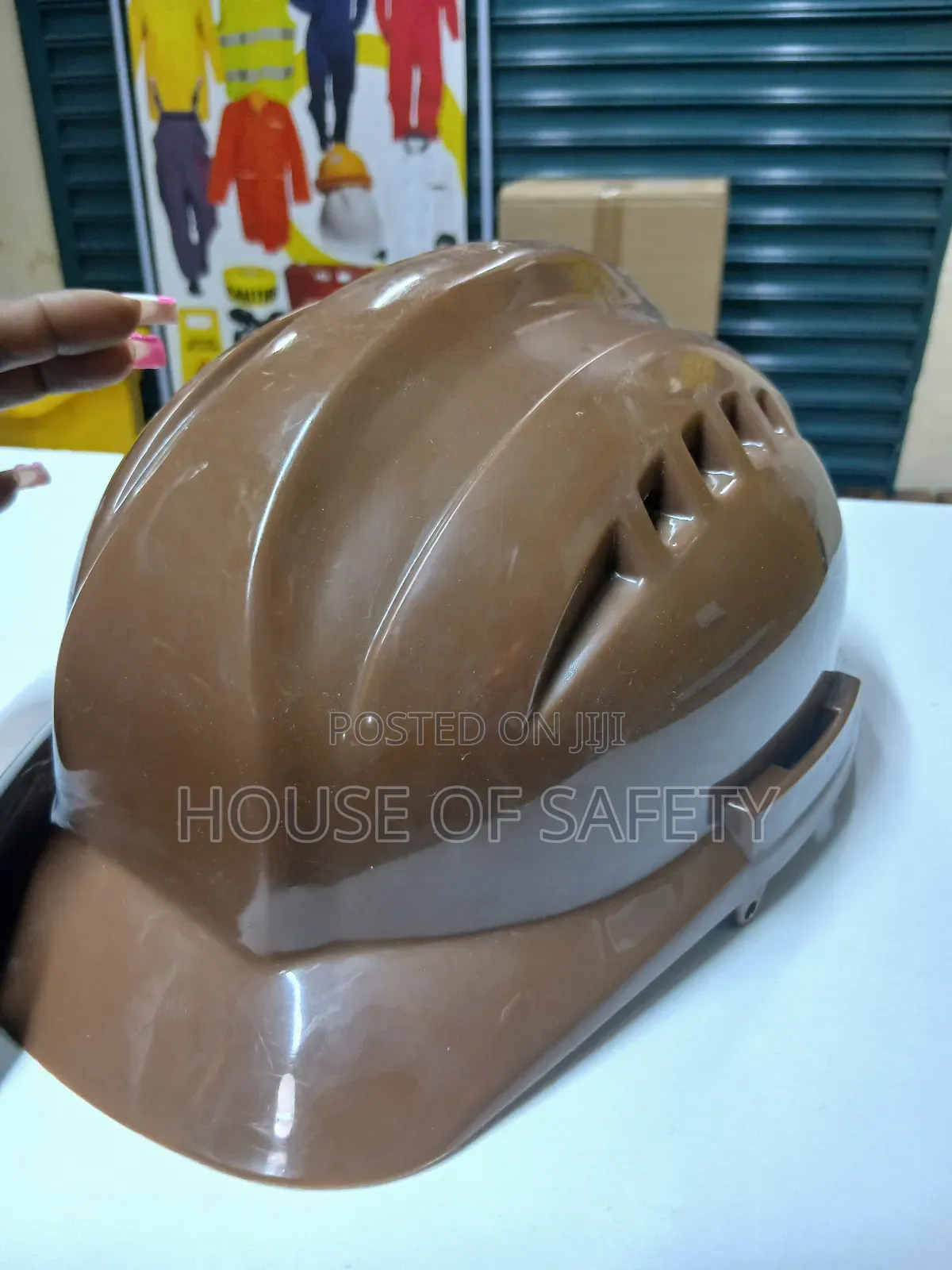 Vaultex Safety Hard Hat In Colour Brown