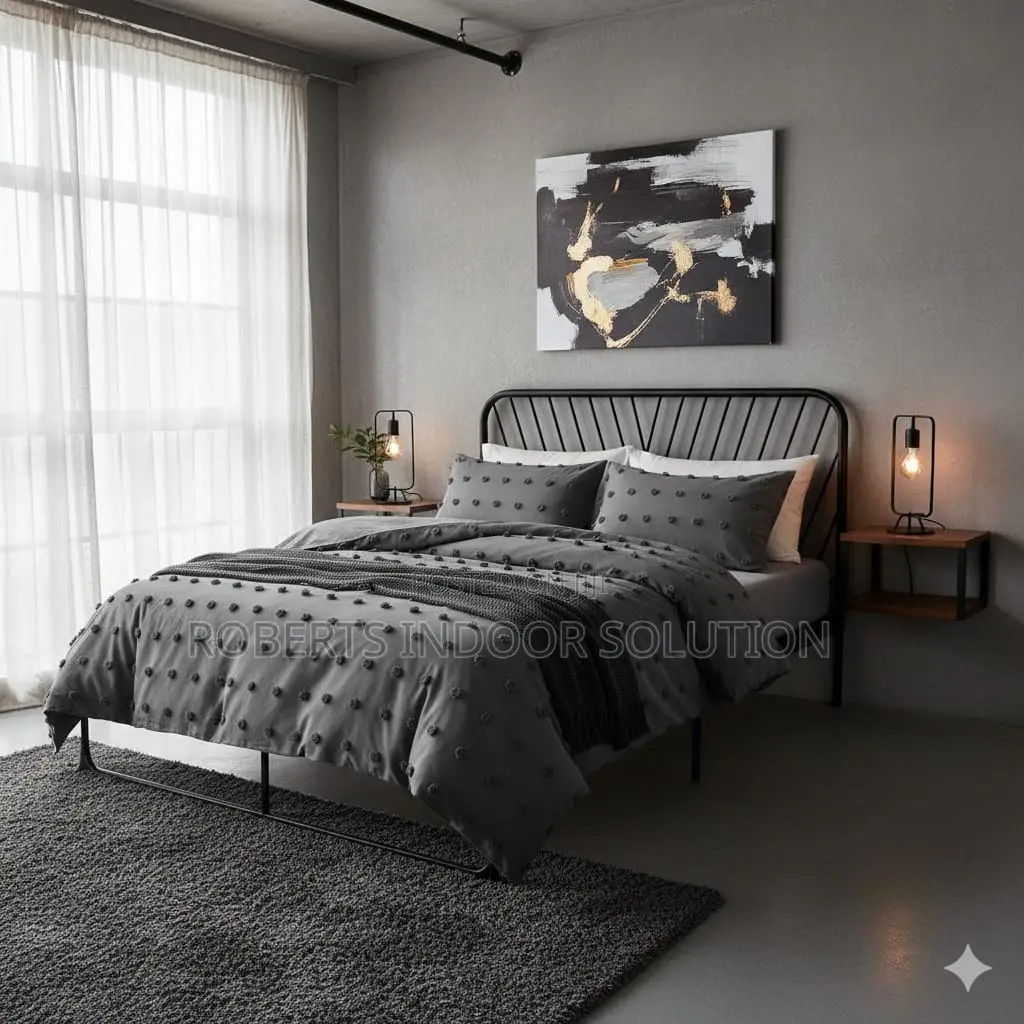 Elegant Haven Tufted Dot Microfiber Duvet Cover Set