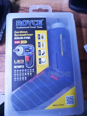 Royce Cordless Screwdriver/ Cordless Screwdriver