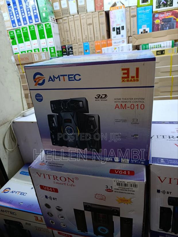 Amtec Am-010 Home Theater System With Remote Control