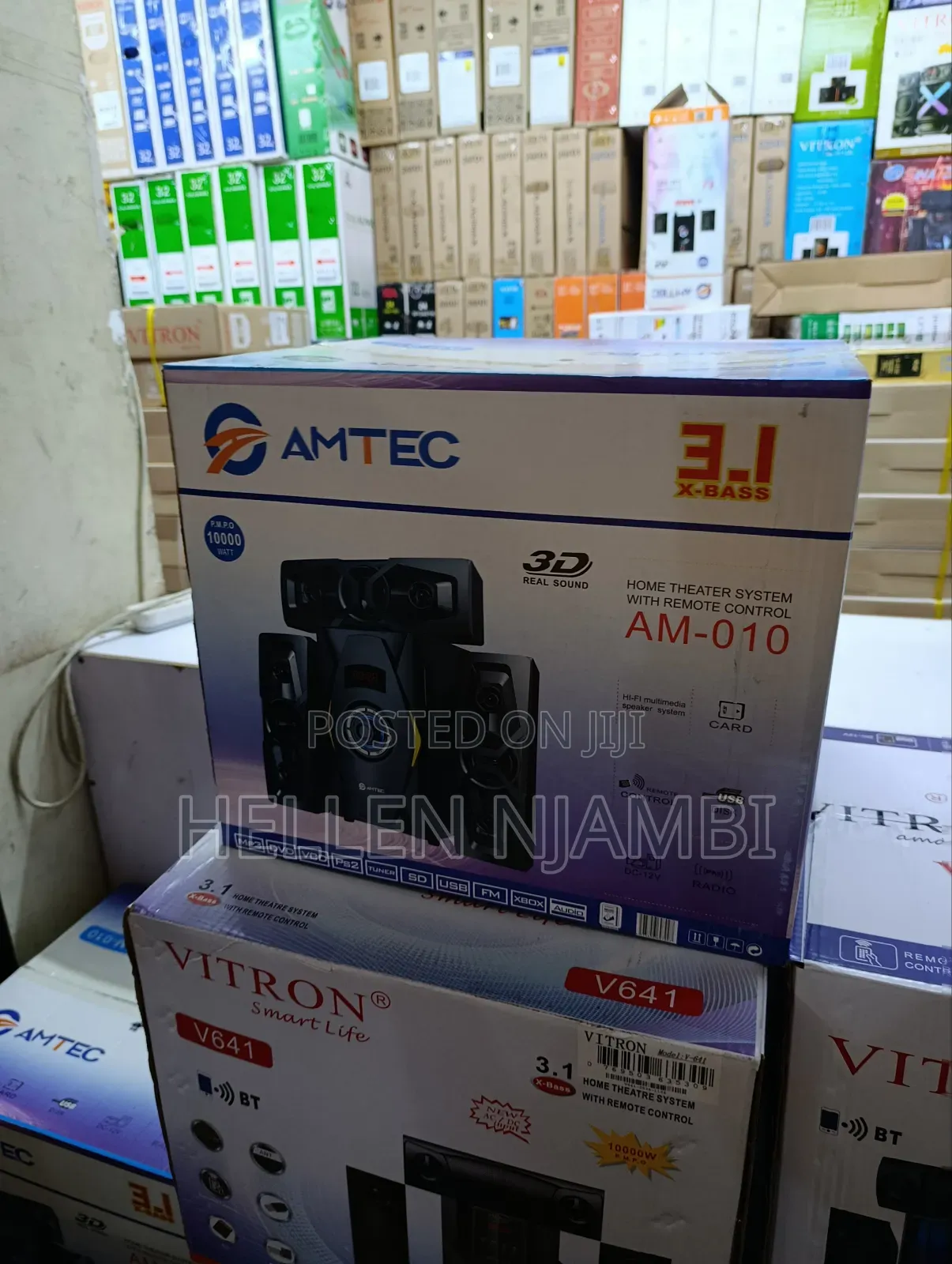 Amtec Am-010 Home Theater System With Remote Control