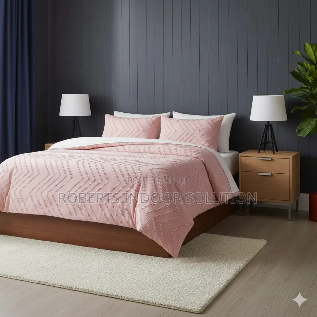 Luxurous Tufted Wave Duvet Cover Set