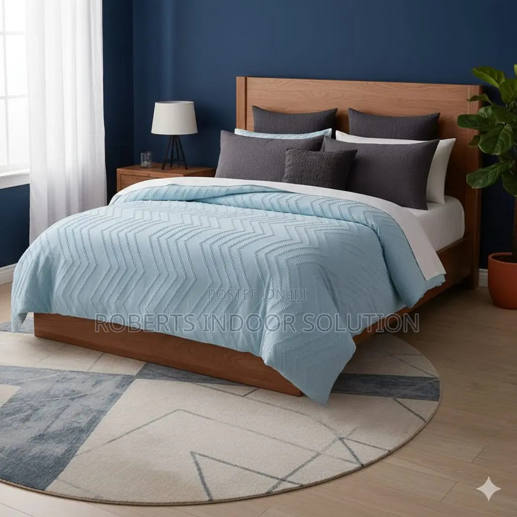 Stylish Tufte Wave Duvet Cover Set