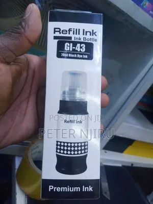 Gi-43bk Black Ink Bottle Available