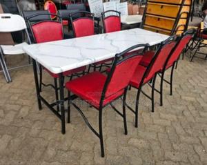 Hotel Table and 6 Chairs. 2x6 - main view