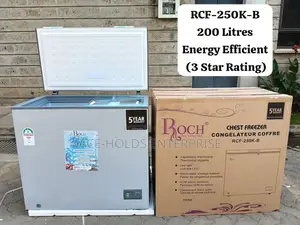 *Roch Chest Freezer 200l 
°Sliding Glass Door
°Cool Pack
°Led Light
