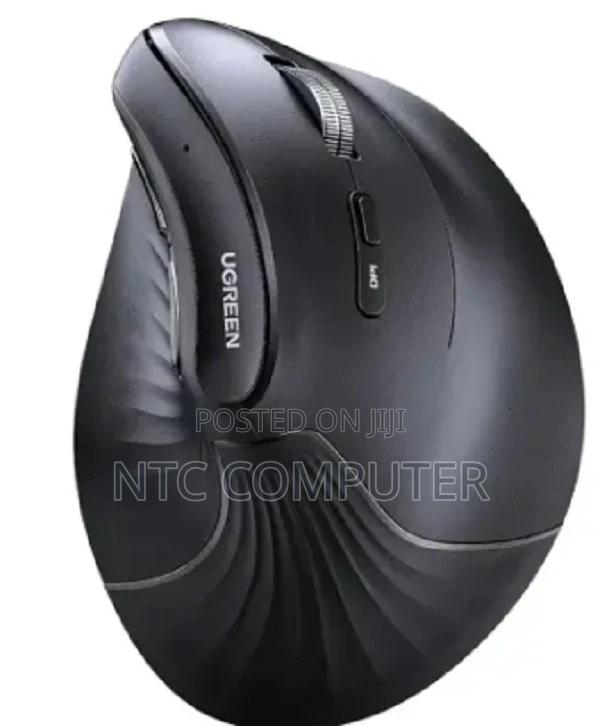 Ugreen Multi-Mode Vertical Mouse - Black - Mu008