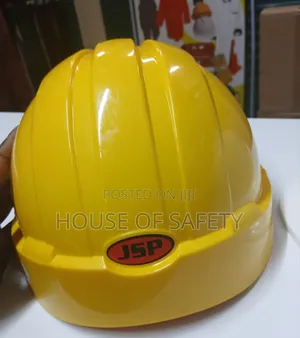 Tough Hdpe Jsp Helmets In Yellow