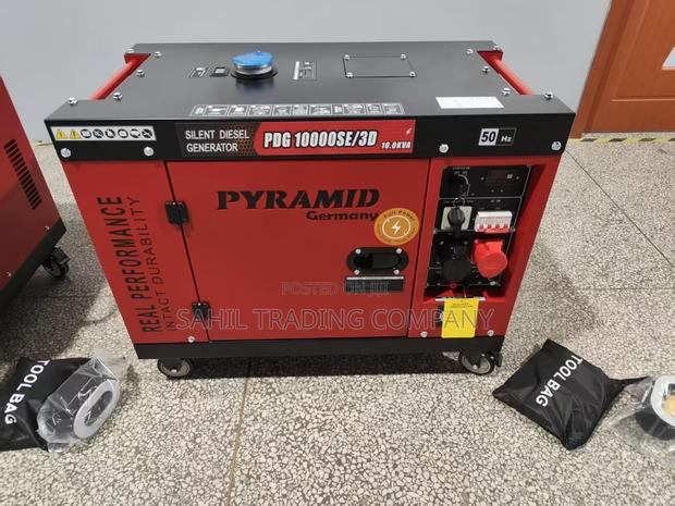 Pyramid Equal Output 10kva Diesel Silent Generator - main view