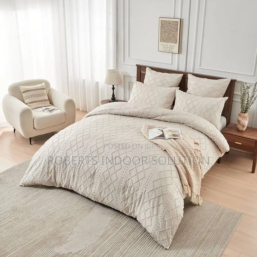 Modern Tufted Wave Duvet Set6/7