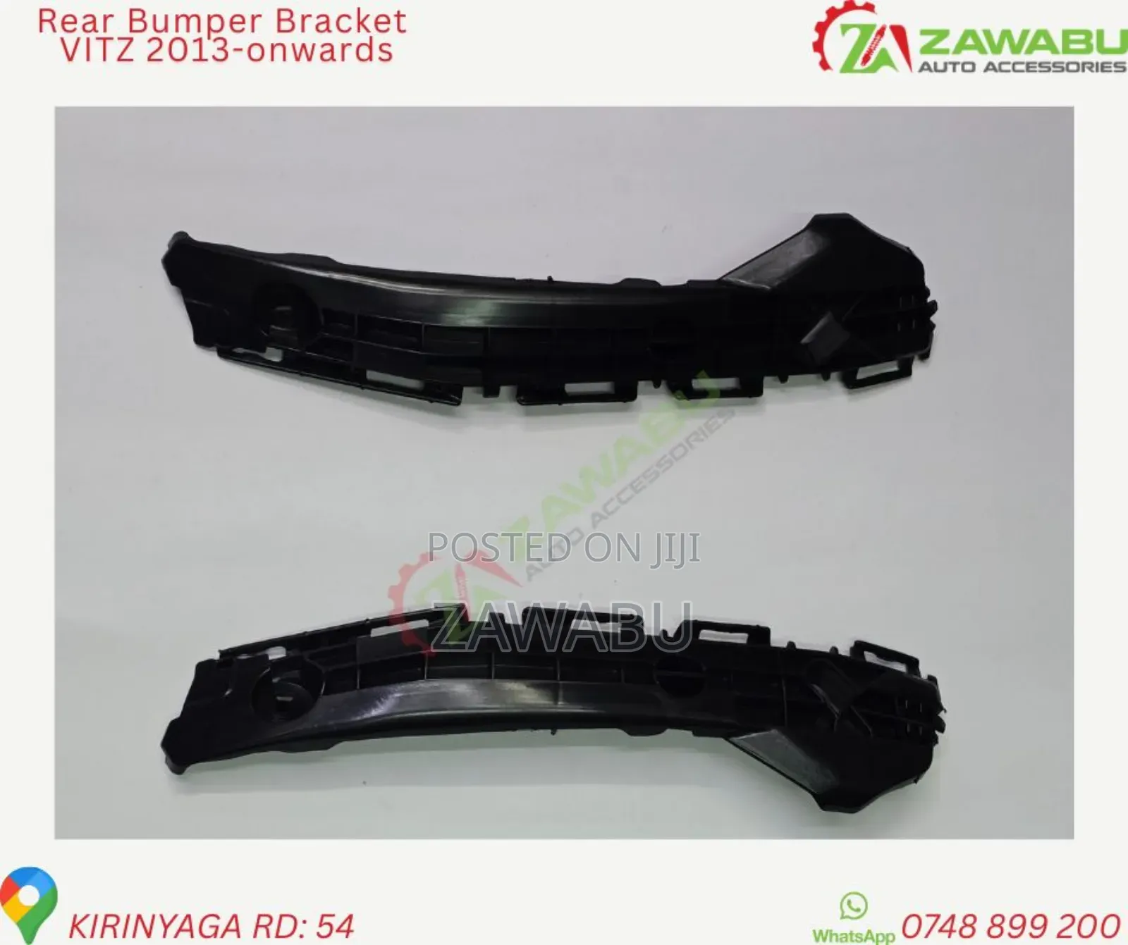Rear Bumper Slide Toyota Vitz 2013 Onwards