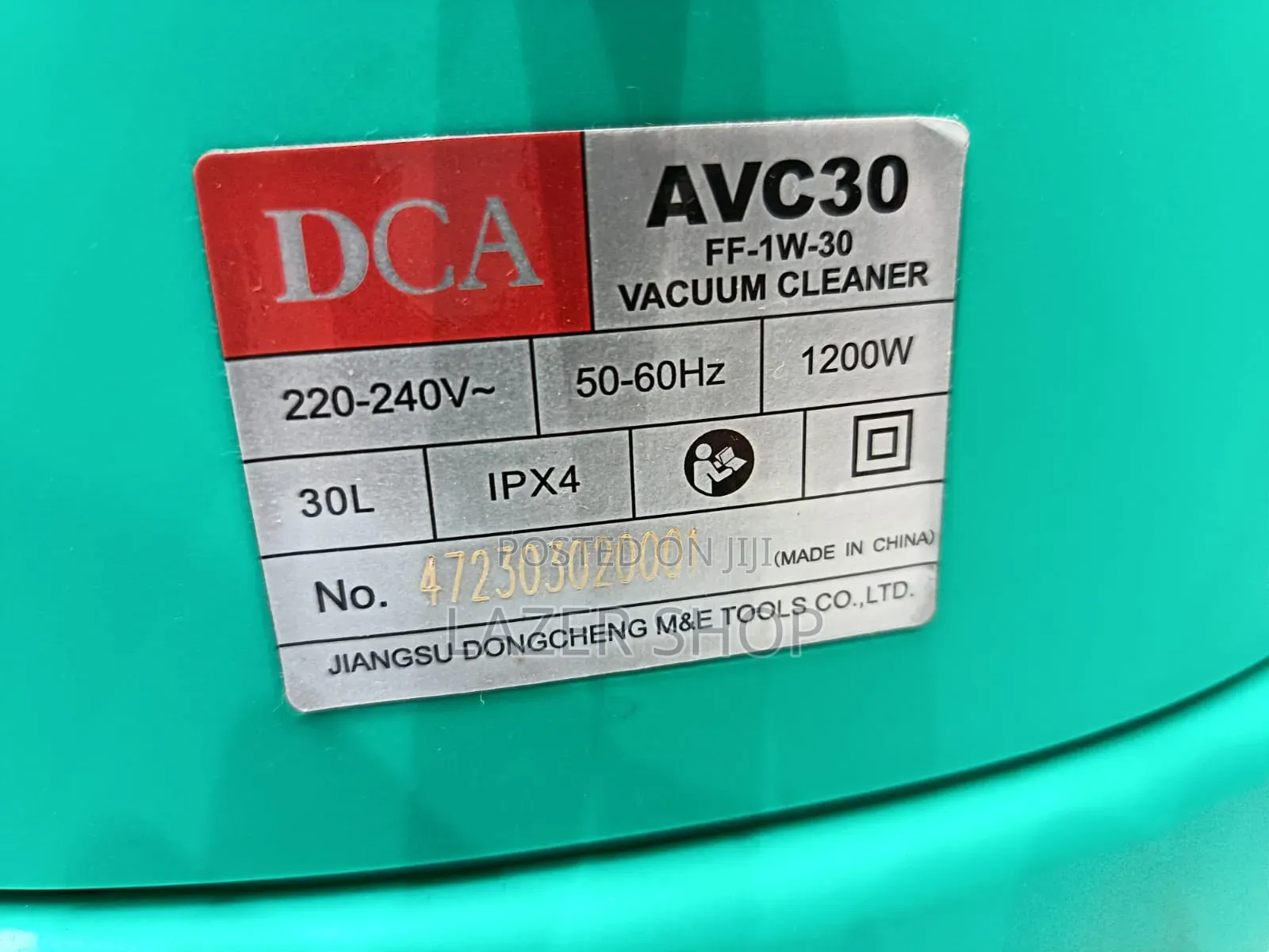 Dca Vacuum Cleaner 30l