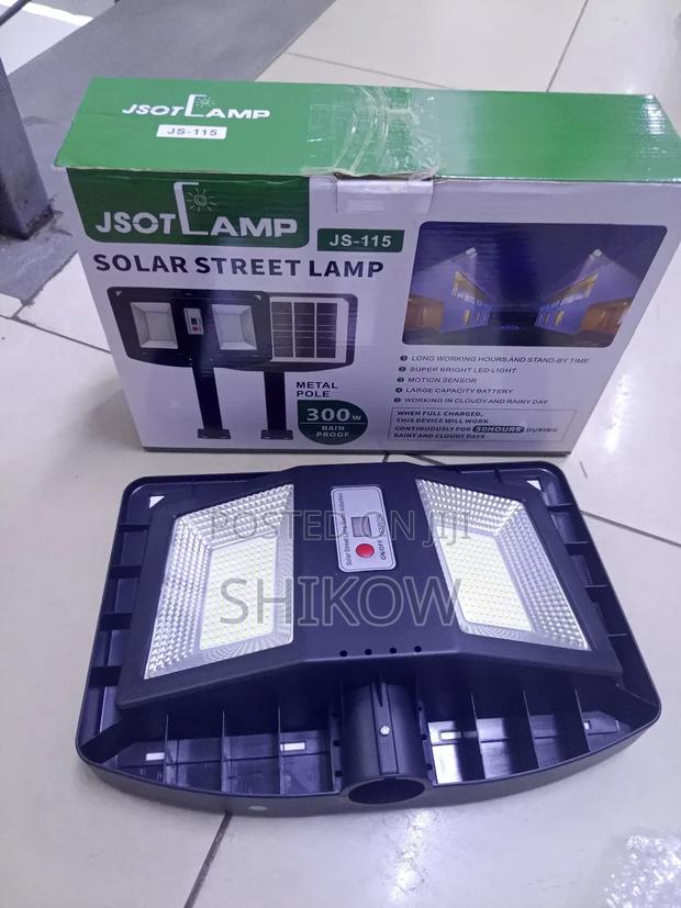 Jsot Js-115 300w Solar Powered Street Lamp/ Light