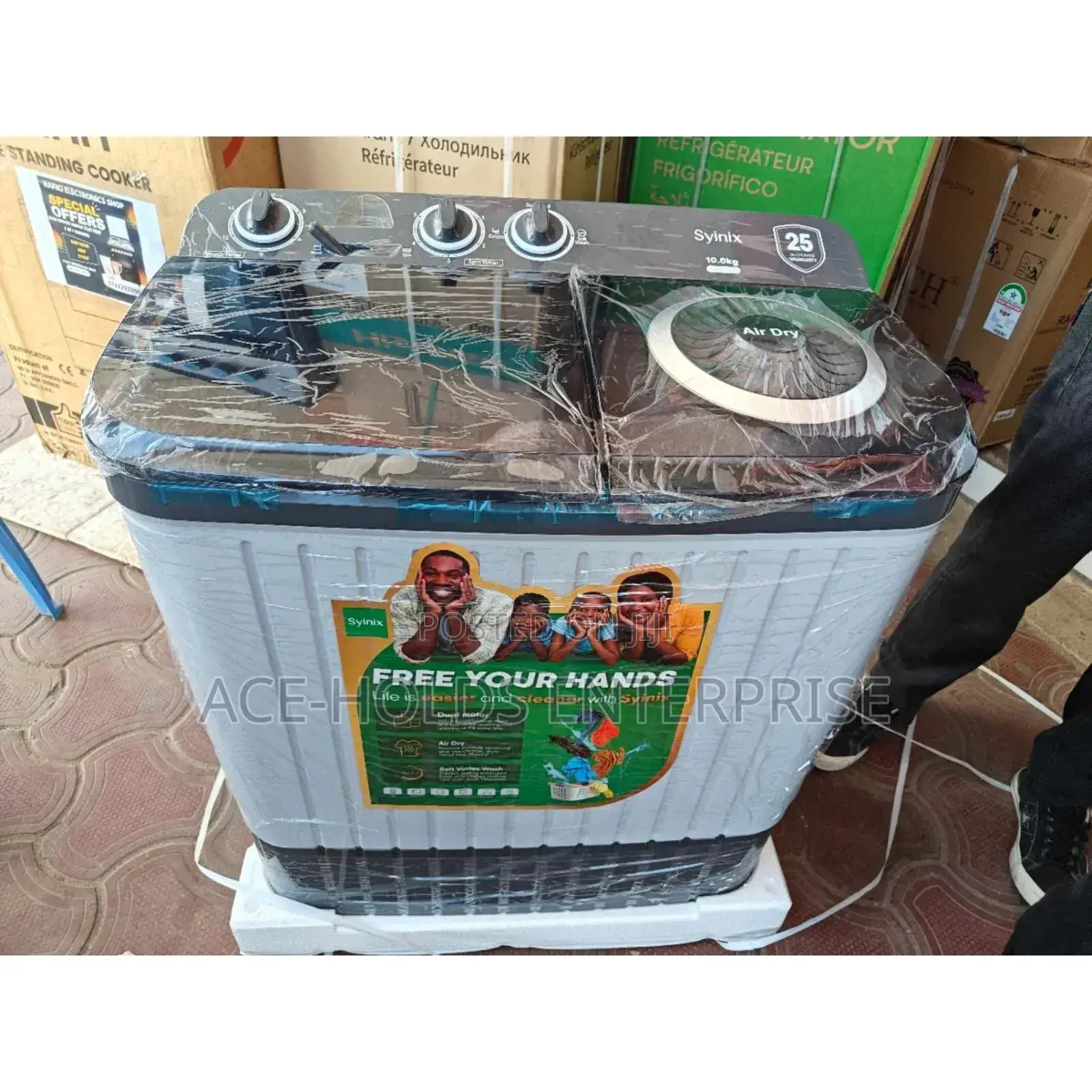 Syinix 10kgs Top Load Twin Tub Washing Machine