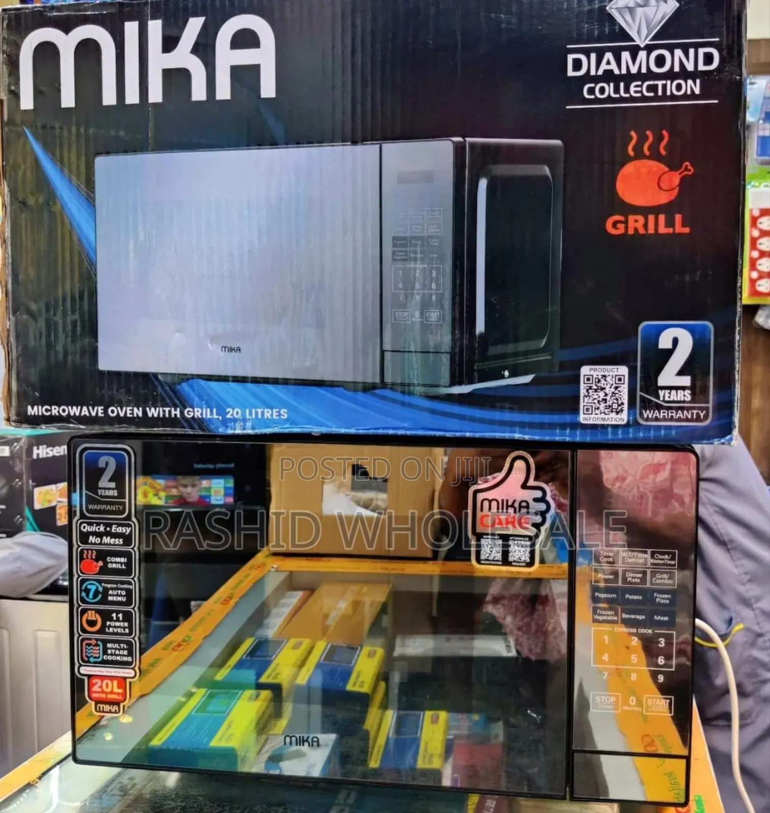 Mika Microwave Digital With Grill