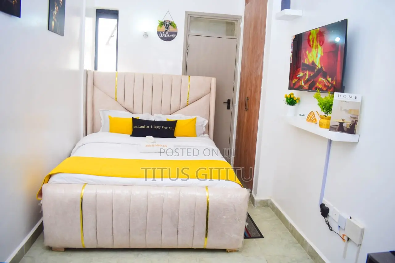 Studio Airbnb in Ruiru | Furnished | Free Parking | KSH 2500