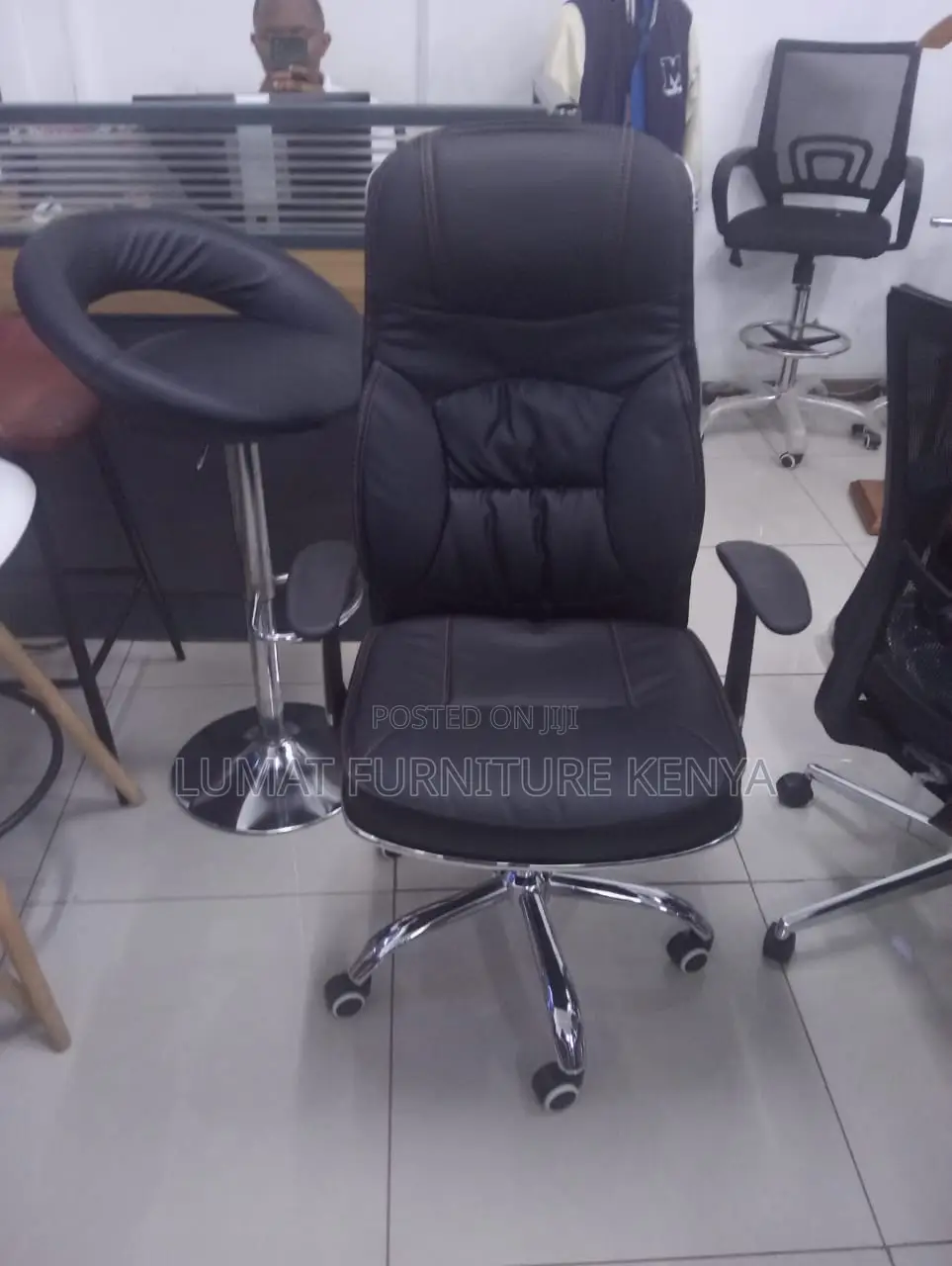 Executive Leather Office Chair