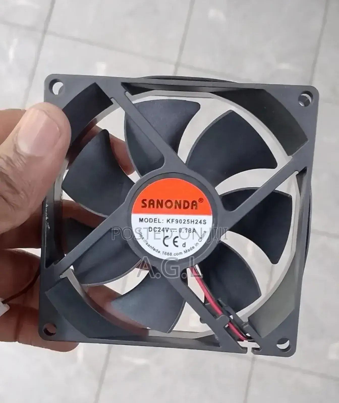 Dc Axial Cooling Fan 90x90x25mm (3.6 Inch)