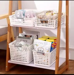 Large Capacity Plastic Storage Basket