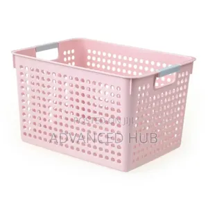 Large Capacity Plastic Storage Basket