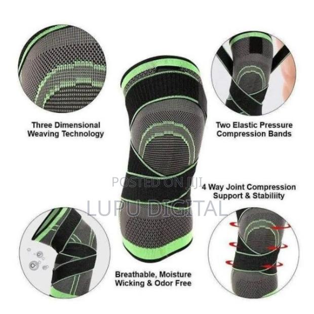 *Double Knee Support Compression Sleeve Now Available in Green-Black