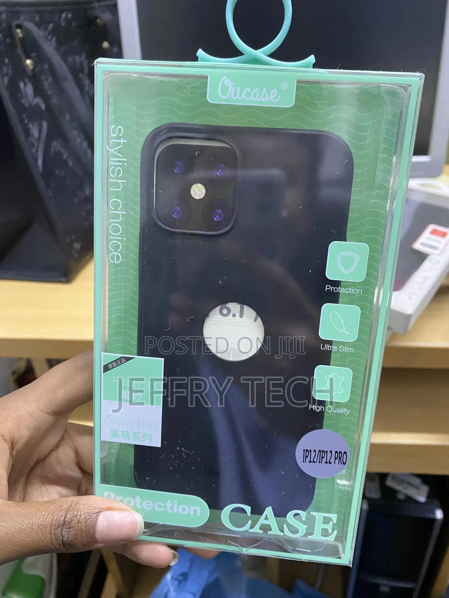 Gtiter Leather Case for iPhone 12 Pro Full 360 and Precise Logo Cut