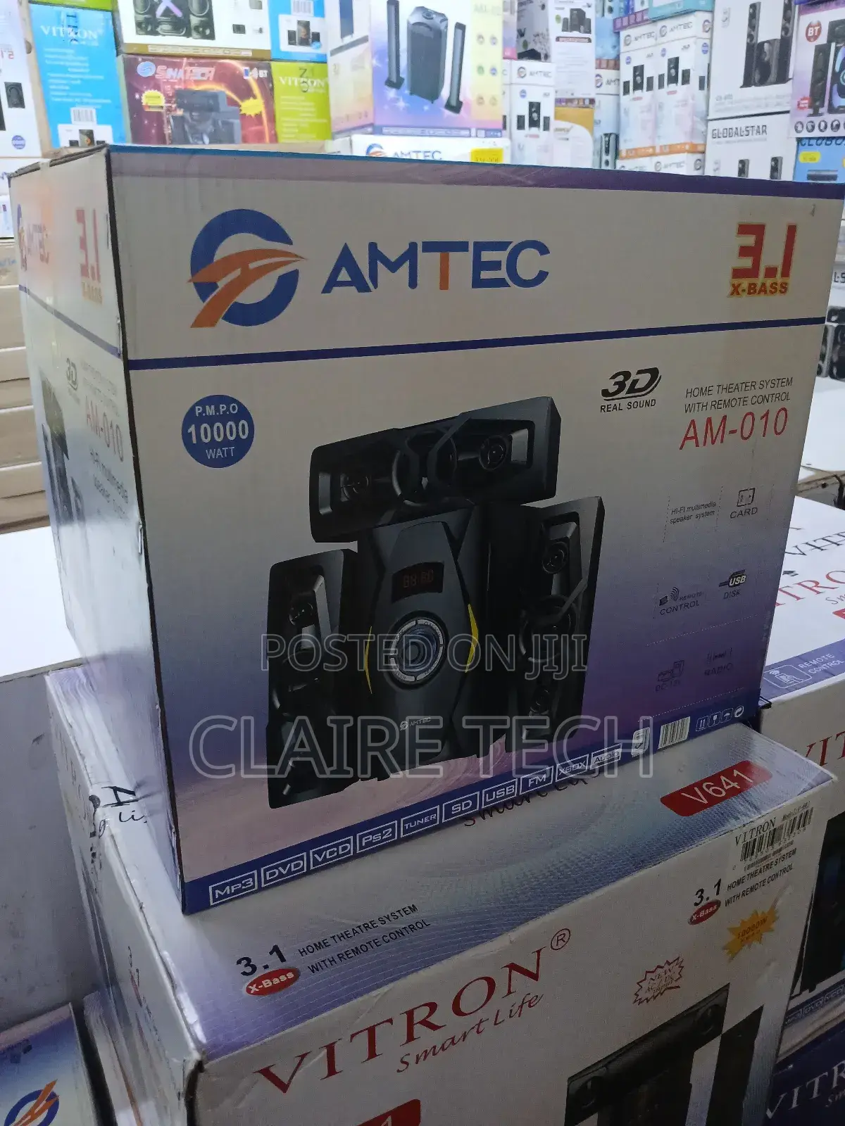 Amtec Am-010 Bt Super Audio Sound System Digital Fm/Aux 10000w