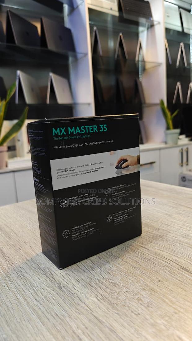 Logitech Mx Master 3s Wireless Performance Mouse – 200-8000 Dpi - thumbnail 3