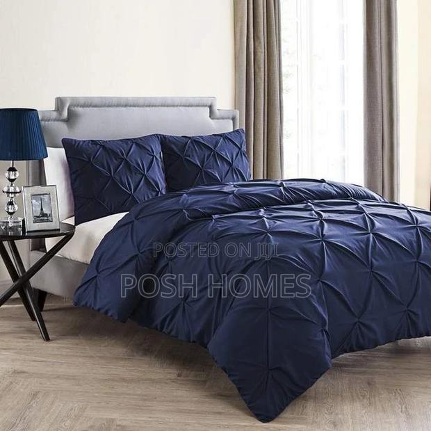 Elegant Pinch Pleat Cross Pintuck Duvet 6/6 Set