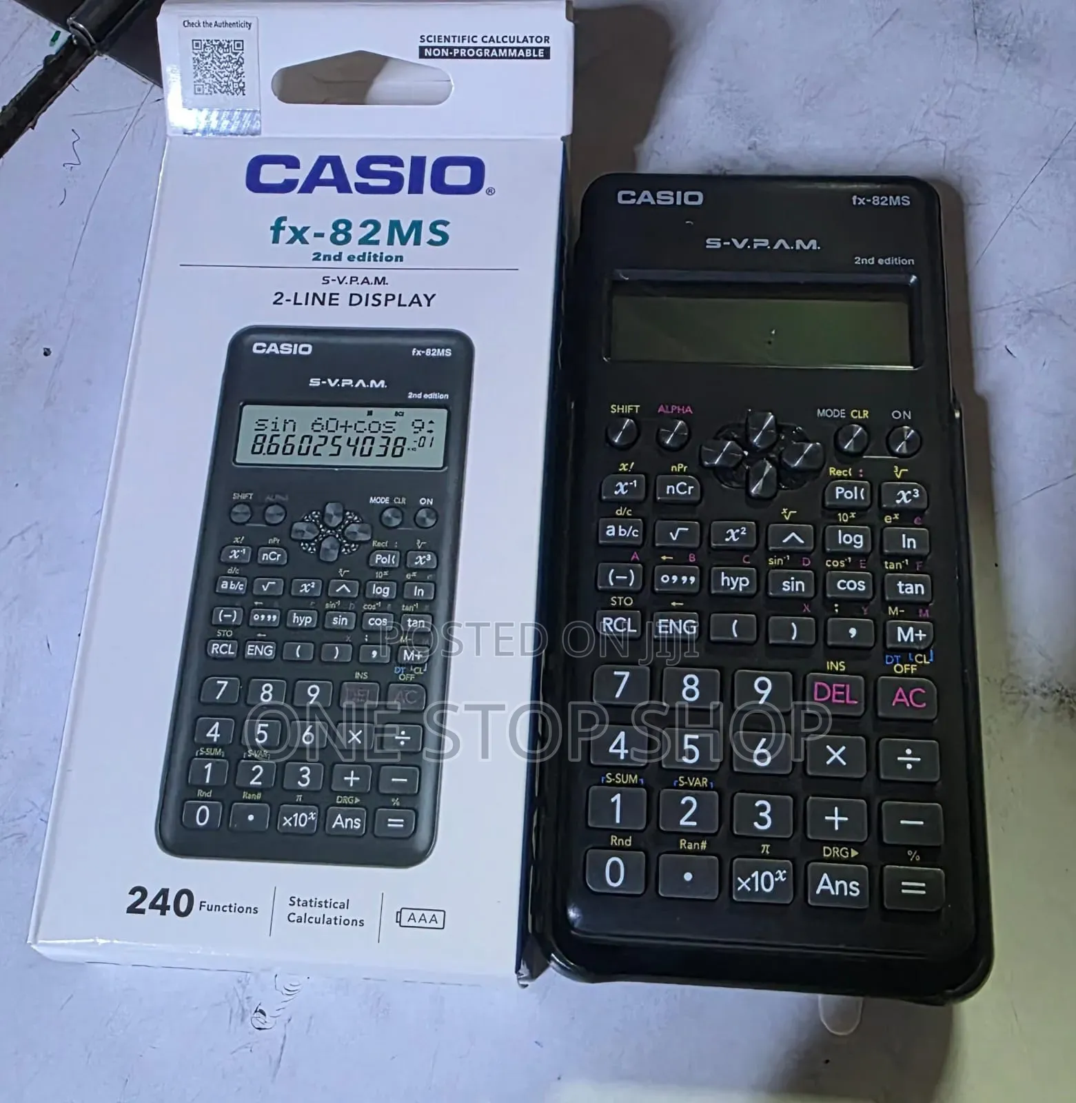 Casio Fx_82 Non Programmable Scientific Calculator