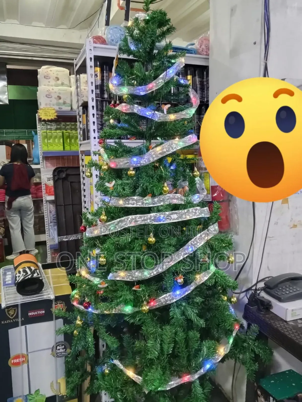 Cute ,Sleek,Elegant 7ft Christmas Tree With Inbuilt Decoration