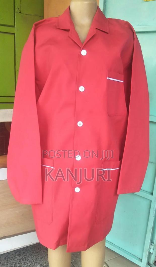 Red Dustcoat for Sales Staff - main view