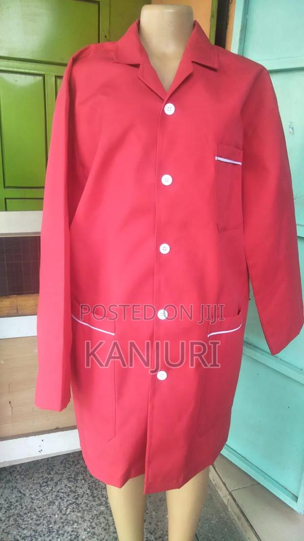 Red Dustcoat for Sales Staff - thumbnail 3