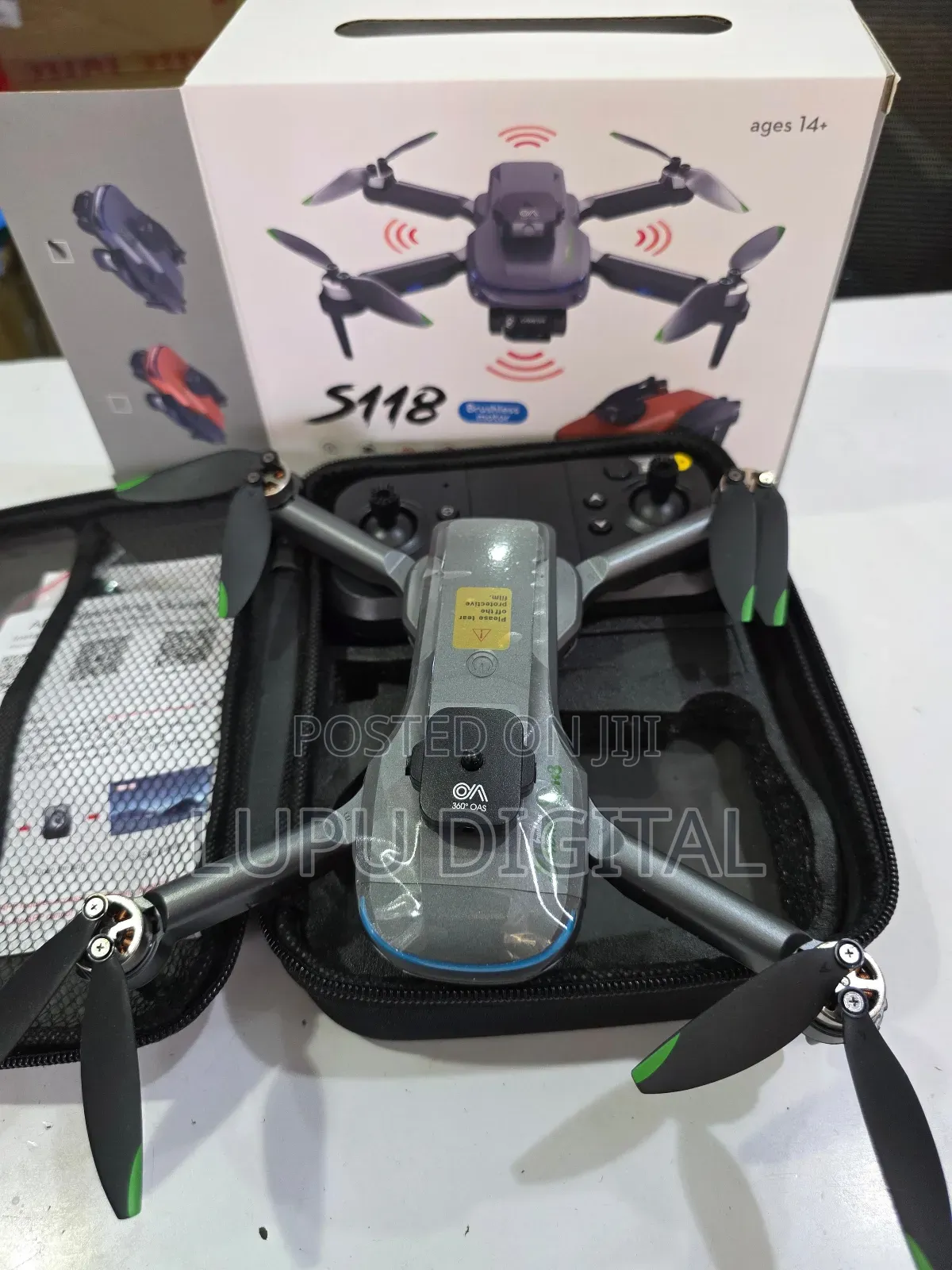S118 Brushless Motor Drone Dual Hd Camera Optical Flow Obstacle
