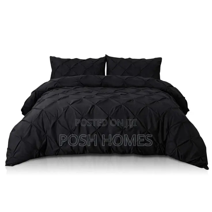 Deluxe Pinch Pleatcross Pintuck Duvet Cover Set