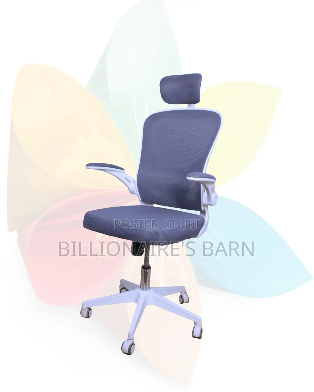White Ergonomic Office Chair (Imported) — Restocked!