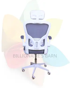 White Ergonomic Office Chair (Imported) — Restocked!