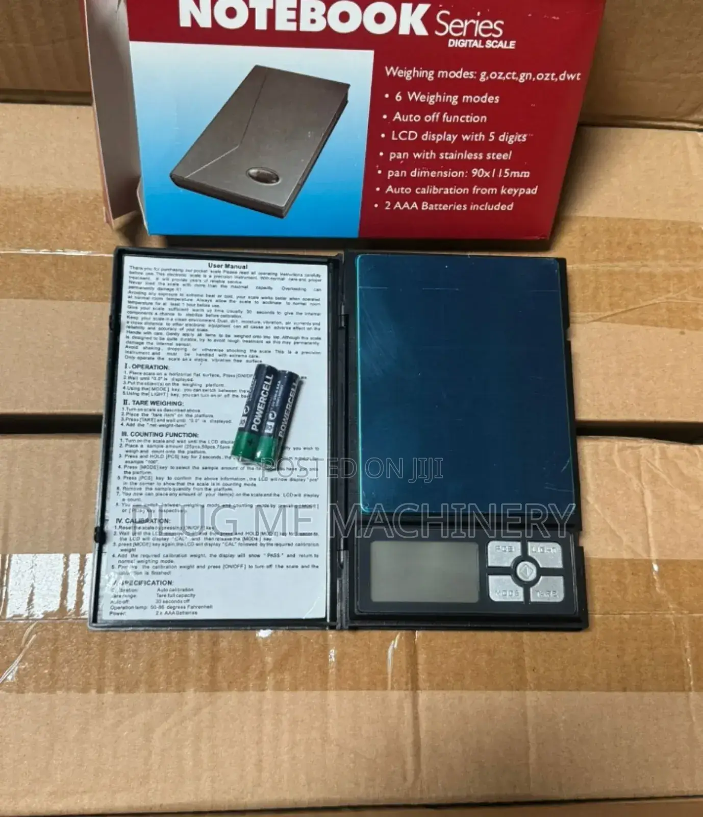 Notebook 500gram Digital Scale