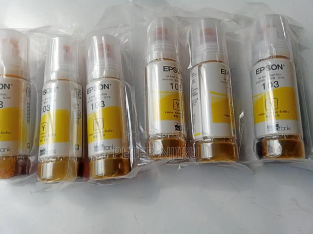 Yellow Epson 103 Inks Original - main view